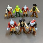 7x Fisher-price Imaginext Pirate Adventures Pirate Shark Captain Deckmate  12