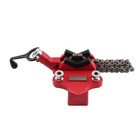1 4 -6  Chain Bench Vise Pipe 28  Heavy Duty Clamp Cast Iron Steel Jaw