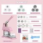 Button Maker Machine Badge Pin Machine 1  1 25  2 25  300free Parts Press Kit