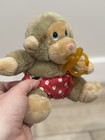 Vintage Russ Berrie Baby Chee Chee Monkey Plush Pacifier Red Polka Dot Diaper
