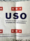 Vintage Wartime Poster-flyer Uso 1940   s Wwii Folded Paper Dyersburg tennessee