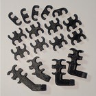 8mm Black Deluxe Small Block Chevy Under Exhaust Spark Plug Wire Loom Set