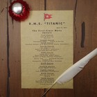 Rms Titanic White Star Line Dining Room Dinner Menu Nautical Decor Gift Wall Art