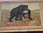 Vintage Bear Brand Hosiery Advertising Box Empty
