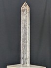 Smokey Quartz Tower Clear Crystal Gemstone Large Tall Chakra Reiki