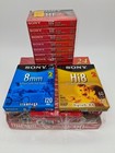 Lot Sealed Sony Hf Maxell Audio Cassette   Hi8 8mm Video Tapes Blank Media