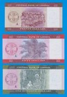 Liberia 3 Notes  20   50   100 Dollars  P 39  40  41   2022 New Design Unc