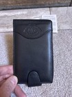 New   Impossibly Rare Ghurka Black Leather Palm Pilot Case   Wallet