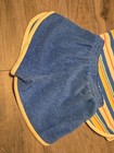 Size 5t Vtg 70s Healthtex Terry Cloth Outfit Striped Tank Top Blue Shorts 1970s