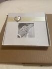 Vintage White Wedding Photo Album C  J  Gibson 20 Dual-sided Pages  Never Used