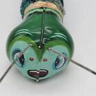 Vintage Tin Litho Caterpillar By Daiya Mechanical Wind Up Toy Japan 12  Works