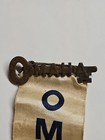 1900s Advertising Key To The Situation Omaha Next Metal Key Pin  ribbon Nebraska