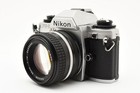  near Mint  Nikon Fg-20 Film Camera  ai-s 50mm F 1 4 Pan Cake Lens Japan  374