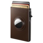Leather Smart Wallet For Men - Rfid Blocking  Slim Card Holder For Airtag  9-14