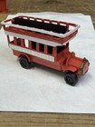 Omnibus 2 Story Bus 4 Vintage Disney Magic Disneyland Playset Diorama Miniature