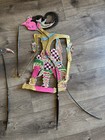 7 Antique Javanese Shadow Puppets Puppet Leather Wayang Kulit Indonesia - Read