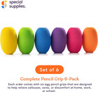 Egg Pen-pencil Grips For Kids And Adults Colorful Cushioned Holders For Hand