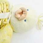 Musical Crib Pull Baby Chick Plush Yellow Accordion Prestige Vintage Tested