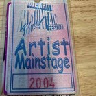 Ann Murray Stage Pass All Access Worn By Band Member 