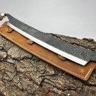 Large Draw Knife     10  Hand-forged Carbon Blade  Ash Handles  Sheath Included 