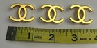 Authentic Vintage Chanel Gold Hardware Cc Logo Replacement Lot Of 3