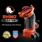 Camco Rhino Blaster Rv Tank Rinser With Backflow Preventer  45-degree Elbow