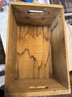 Antique Hydrol Red Embalming Fluid Wooden Crate Box Funeral Supply Used
