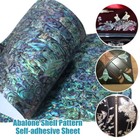 1x Real Abalone Shell Sheet Paua Slice Inlay 240x140x0 2mm Luthier Veneer Diy 