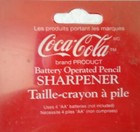 1990 s Always Coca Cola Can Battery Pencil Sharpener Collectible Sealed Nos