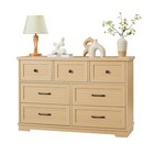 Modern 7-drawer Dresser For Bedroom Ample Storage Wide Chest Of Drawers