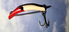Vintage H-i Horrocks-ibbotson Rangely Minnow Red  White Lure