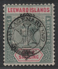 Leeward Islands 1897 Queen Victoria 1 Shilling Scott  15 Mint Original Gum