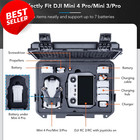 Titan Mm410 Waterproof Hard Case For Dji Mini 4 3 Pro  Rc2  7 Batteries