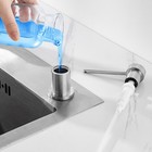 Soap Dispenser For Kitchen Sink Built In Countertop Pump Dispenser Brushed Nicke