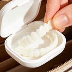 3 Pcs Upper Teeth Cosmetic Veneers Instant Smile Makeover For Daily Use