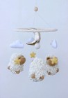 Sheep Baby Mobile For Crib Nursery Decor