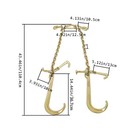 V Type Tow Chain J Hook 3 8 X 2   Grab Hook Tractor Car Wrecker Truck 0900134