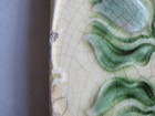 6  Antique Art Nouveau Moulded   Majolica Glazed Tile - T   R Boote  C1895-1910