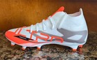 New  Womens Us 8 5 Puma Ultra 5 Match   Fg ag Soccer Cleats White glowing Red