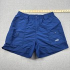 Aftco Shorts Mens 36 Blue Nylon Original Fishing Cargo Outdoor Beach Boating