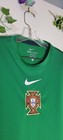 Nike Dri-fit 2010-11 Portugal  20 Mens Large Green Futbol Soccer Training Jersey