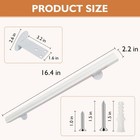 Acquan 3ft Solid Wood Stair Handrail For Indoor Stairs Outdoors Stair Railings
