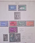 1940-1954 Israel Small Lot On Page Album Mint N Hinged h  little H And Used