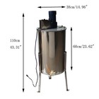 110v 3 Frame Honey Extractor Electric Honeycomb Drum Beekeeping Equipment