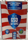 Gsd Good Hygiene Hand  Surface Wipes Aloe Vera 4 Pack - 80 Wet Wipes Per Pack