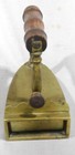 Antique Brass Coal Iron American Mid 19th C  Marked Gerber 1843 Charcoal Box