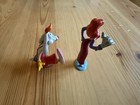 Vintage 1987 Jessica Rabbit And Roger Rabbit W frying Pan Figurine By Disney