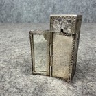 1930s 800 Silver Vintage Italian Lipstick Case With Mirror Needs Repair