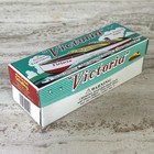 Vintage schylling Victoria steam Powered tin Toy speedboat box 1996 Repro read