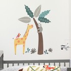 Bedtime Originals Mighty Jungle Animals Wall Decals - Giraffe sloth tree